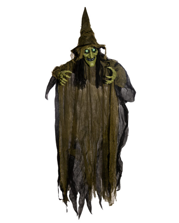 Schauderhafte Moorhexe mit Light & Sound 170cm