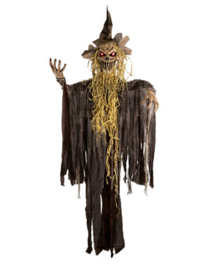 Schaurige Fetzen Vogelscheuche Animatronic mit Licht