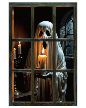 Schlossgespenst Fake Fenster Halloween Deko 80x120cm