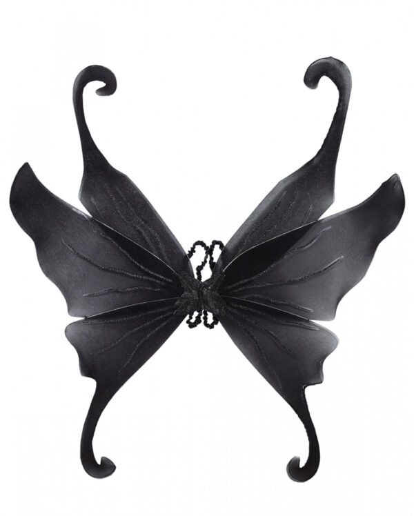 Schmetterling Flügel schwarz