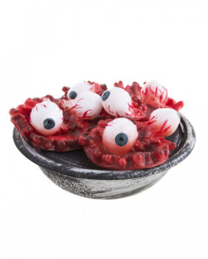 Schüssel mit blutigen Augen