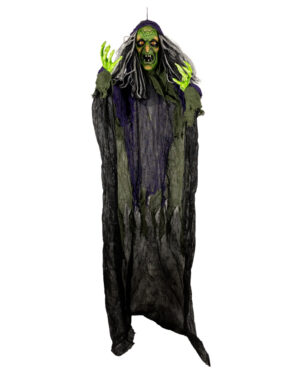 Schüttelhexe Hängefigur mit Sound & Light 182cm
