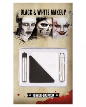 Schwarz & Weiß Make Up Set
