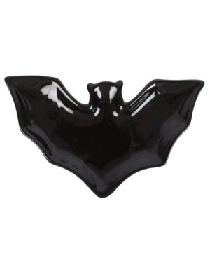 Schwarze Fledermaus Schmuckschale 20cm