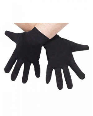 Schwarze Kostüm Handschuhe Plus Size