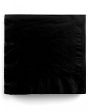 Schwarze Servietten 20 St.