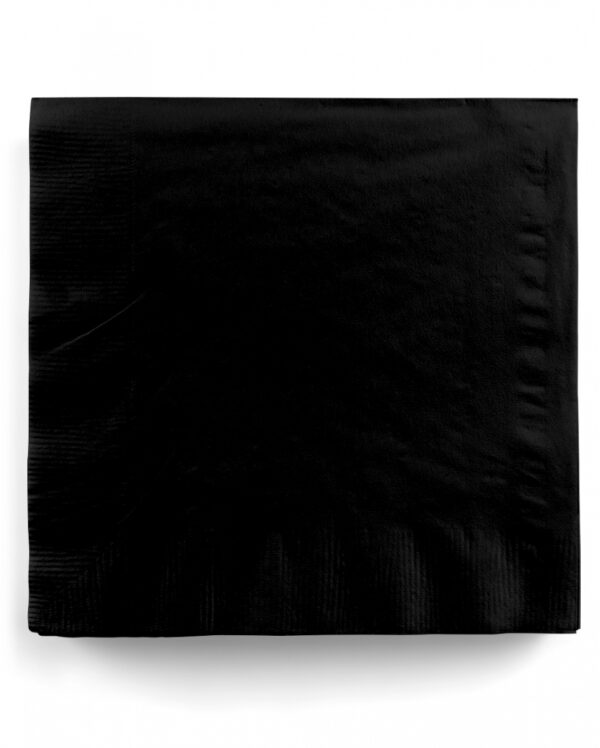 Schwarze Servietten 20 St.