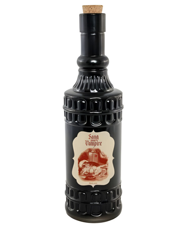 Schwarze Zaubertrankflasche "Vampir Blut" 23cm