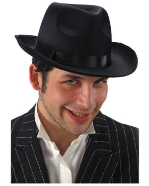 Schwarzer Al Capone Hut