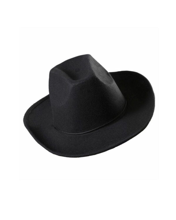 Schwarzer Cowboy Hut aus Filz