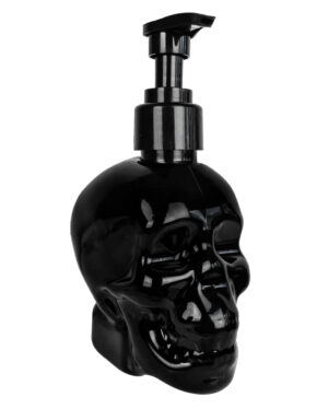 Schwarzer Totenkopf mit Handseife 300ml