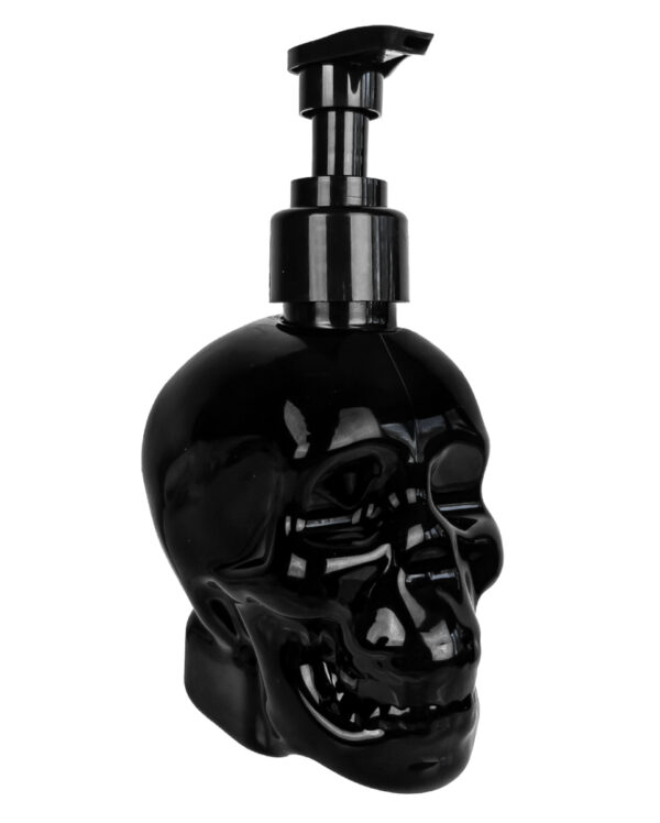 Schwarzer Totenkopf mit Handseife 300ml