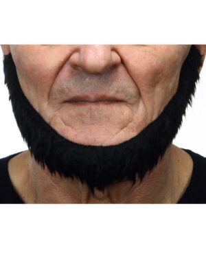 Selbstklebender Seefahrer Bart schwarz