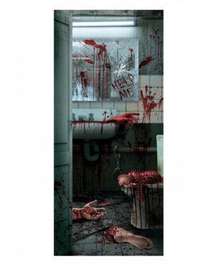 Serienkiller Badezimmer Türdeko 80x180cm