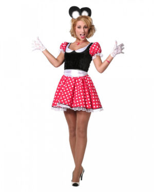Sexy Minnie Maus Damen Kostüm 44