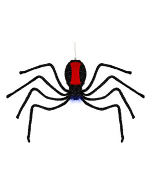 Sich Abseilende Schwarze Witwe Halloween Animatronic 58cm