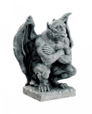 Sitzender Gargoyle Deimos Figur