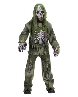 Skeleton Zombie Deluxe Kinderkostüm L