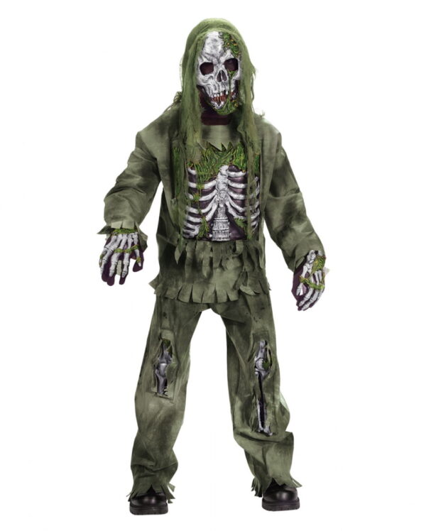 Skeleton Zombie Deluxe Kinderkostüm L
