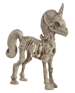 Skelett Einhorn als Gerippe 21cm