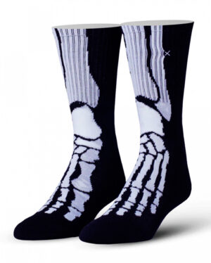 Skelett Strick Socken