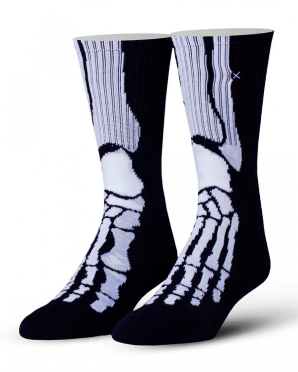 Skelett Strick Socken
