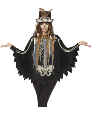 Skelett Voodoo Poncho L (42-44)