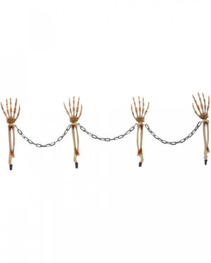 Skeletthand Gartenstecker Zaun