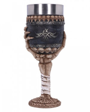 Skeletthand Kelch "Bitter Taste" 19cm