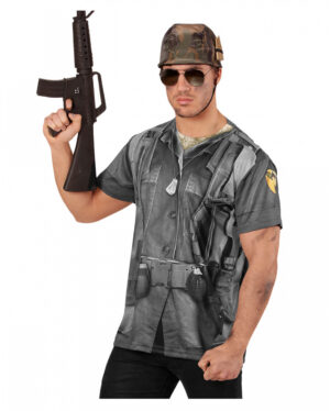 Soldaten T-Shirt mit Fotodruck XL