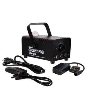 Spooky Fog + RGB LED 500W Nebelmaschine mit Funkfernbedienung