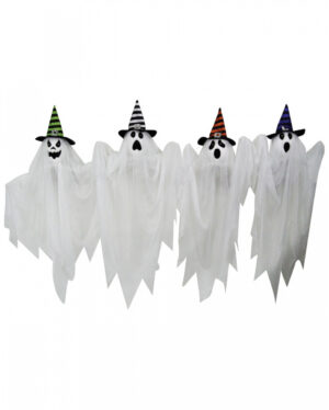 Spooky Halloween Geist mit Hexenhut 70cm