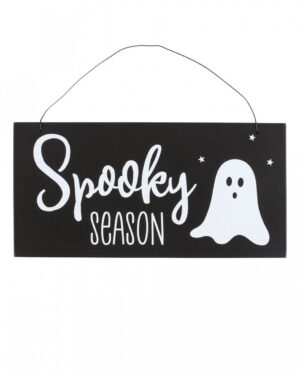 "Spooky Season" Halloween Hängeschild mit Geist