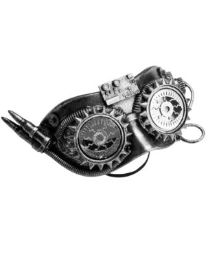 Steampunk Augenmaske mit Patronen