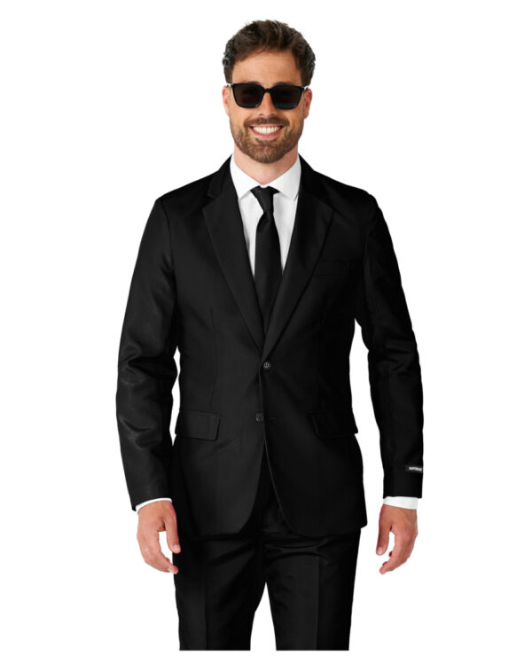 Suitmeister Solid Black Anzug 2XL