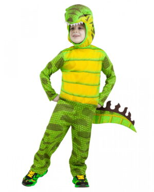 T-Rex Dinosaurier Kinderkostüm grün XL