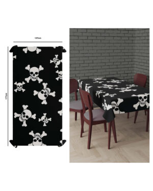 Totenkopf Halloween Tischdecke