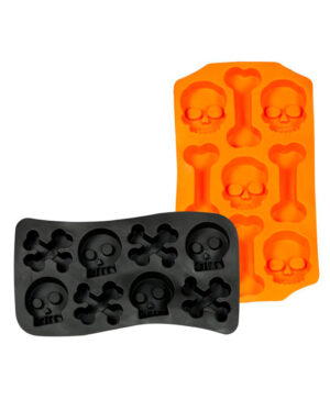Totenkopf & Knochen Eiswürfelform 1 St.