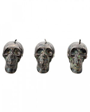 Totenkopf Teelichter 3er-Set