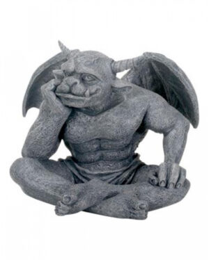 Träumender Gargoyle mit Flügel