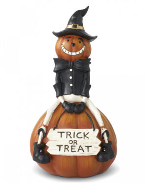 Trick or Treat Kürbismännchen Dekofigur 22cm