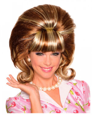 Tupierte Miss Conception Perücke Rot-Blond