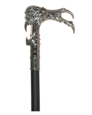 Vampir Gehstock mit Dämonenknauf