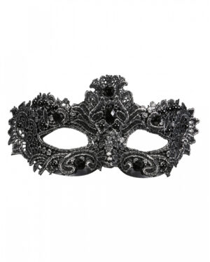 Venezianische Augenmaske Noblesse Silber