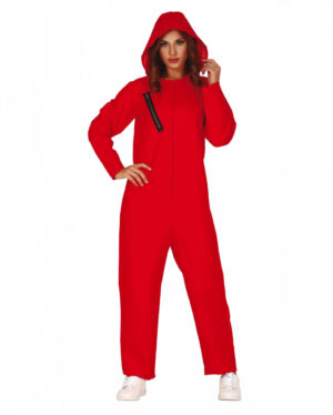 Verbrecherin Overall Rot L