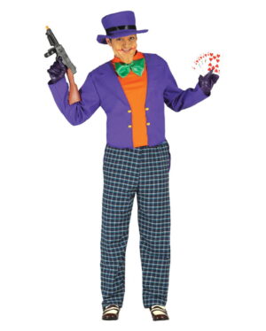 Verrückter Joker Herrenkostüm One Size