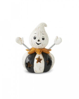 Vintage Halloween Pumpkin Geist LED Figur 10cm