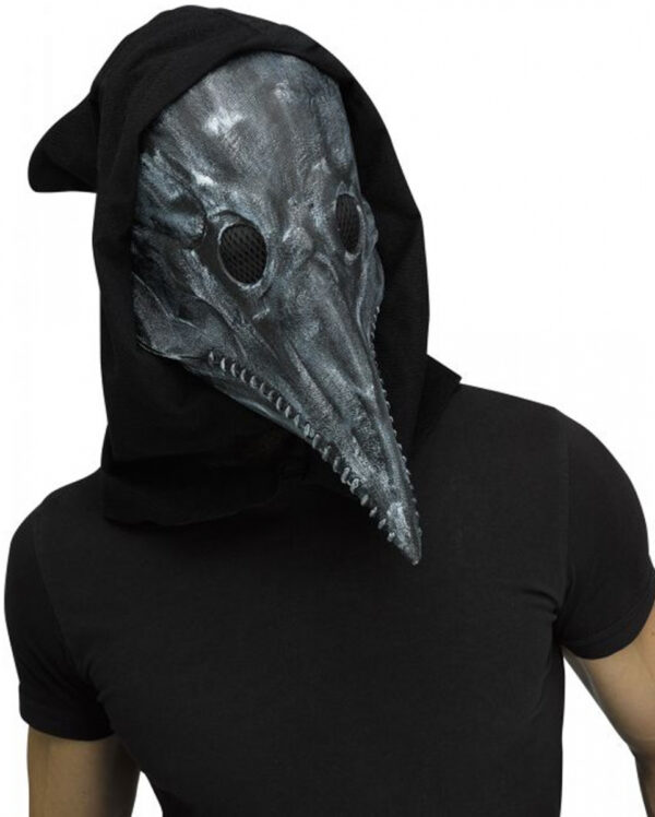 Vintage Pestdoktor Maske Grau