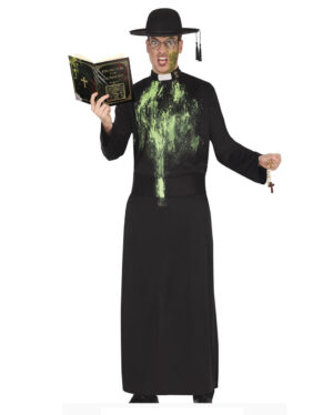 Vollgekotztes Priesterkostüm