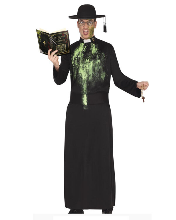 Vollgekotztes Priesterkostüm